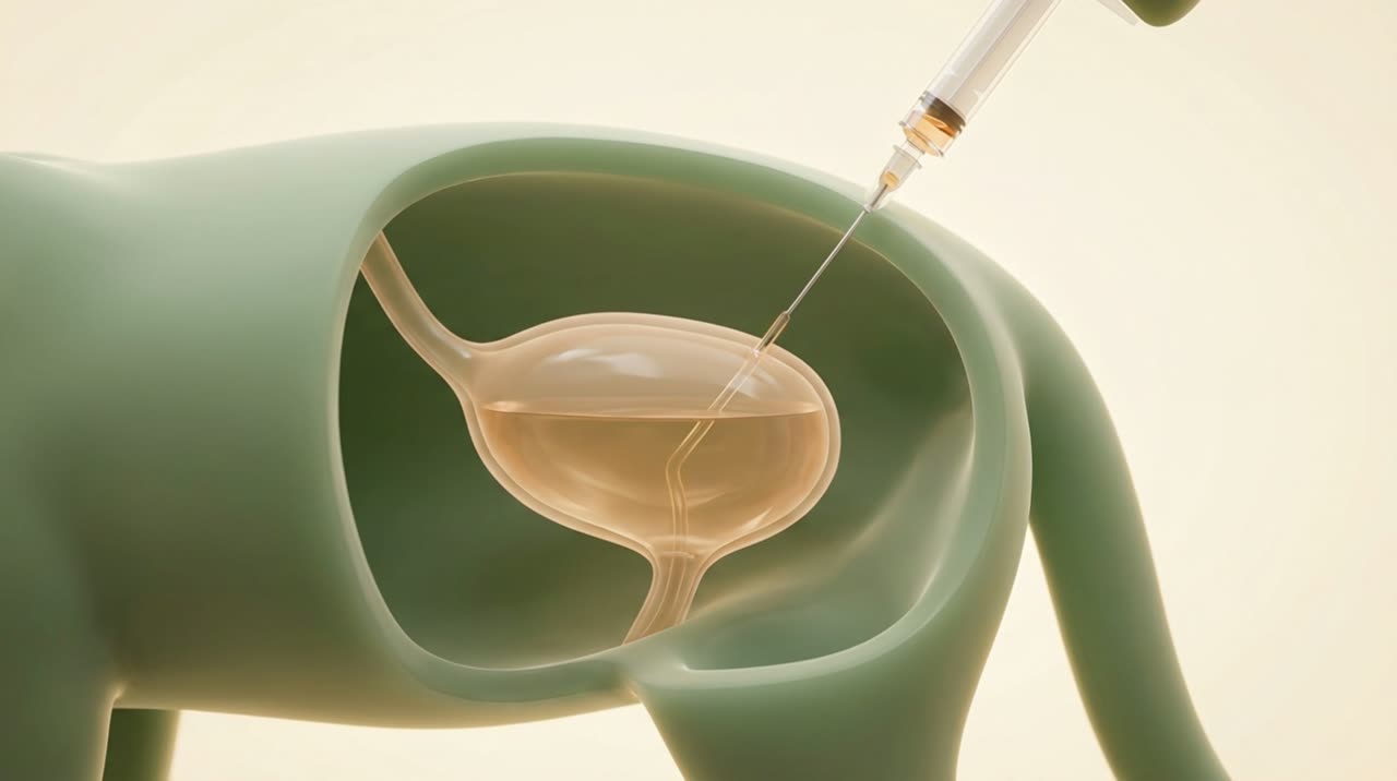 Cystocentesis, calmly